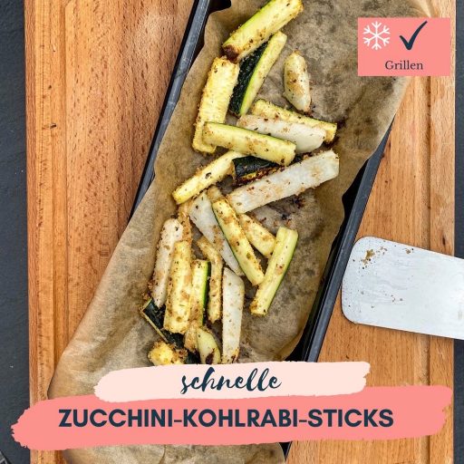 Zucchini-Kohlrabi-Sticks