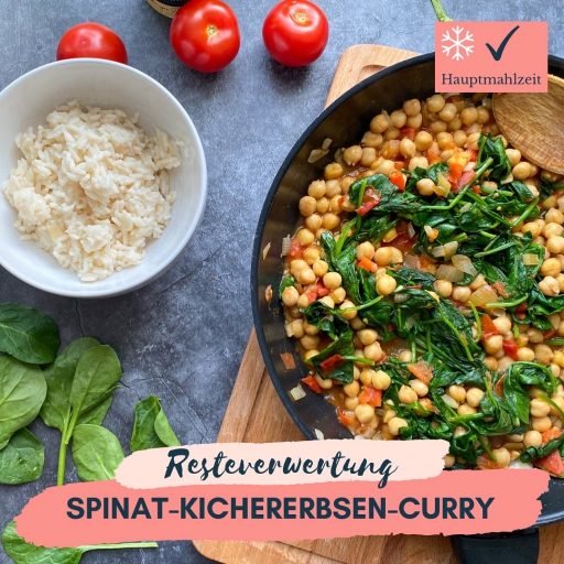 Spinat-Kichererbsen-Curry