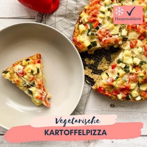 vegetarische Kartoffelpizza