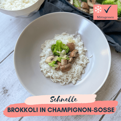 Brokkoli in Champignon-Soße