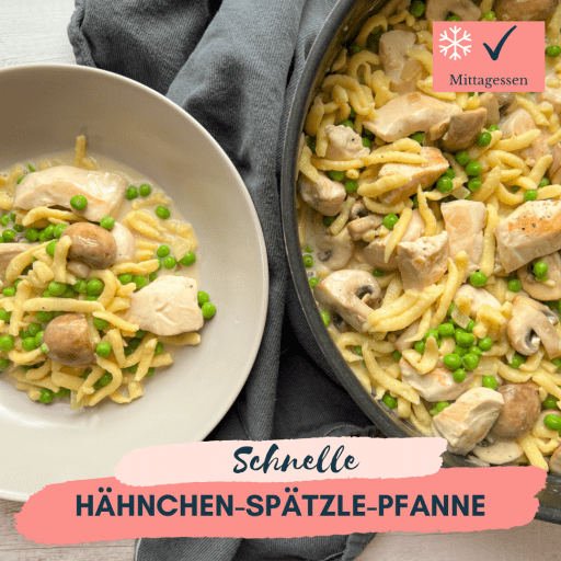 Hähnchen-Spätzle-Pfanne