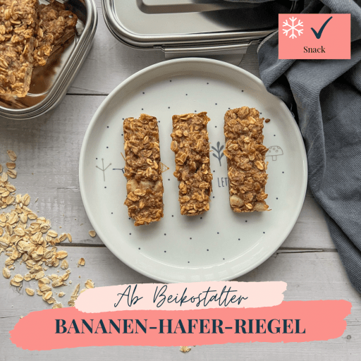 Bananen-Hafer-Riegel