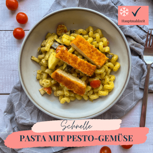 Pasta mit Pesto-Gemüse