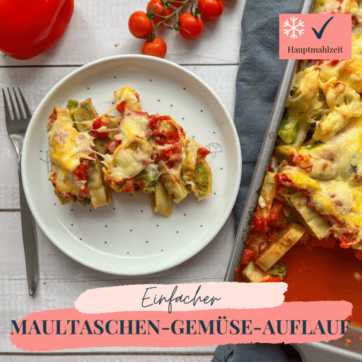 Maultaschen-Gemüse-Auflauf